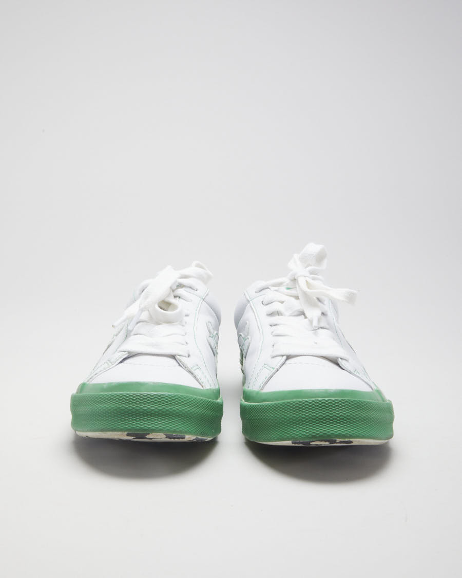 Converse x GOLF le FLEUR* One Star White & Green Sneakers - EUR 43