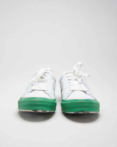 Converse x GOLF le FLEUR* One Star White & Green Sneakers - EUR 43