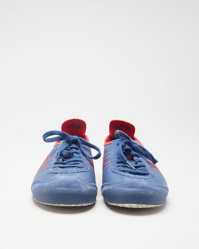 Onitsuka Tiger Blue & Red Leather Trainers - EUR 42