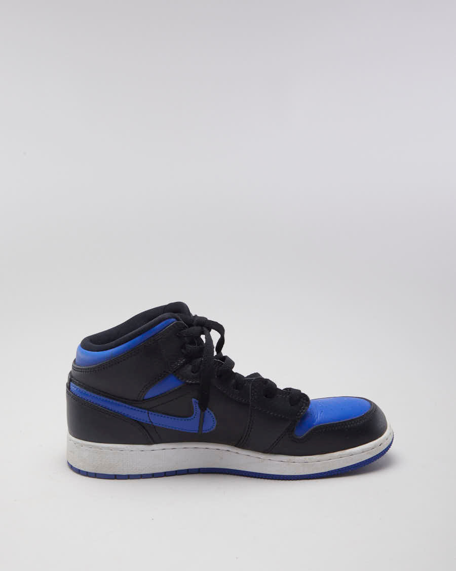 Jordan 1 Mid Royal Blue & Black Sneakers - EUR 40