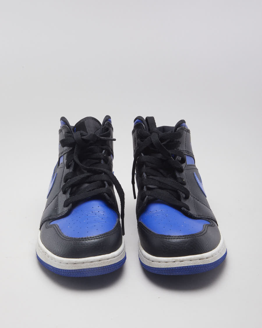 Jordan 1 Mid Royal Blue & Black Sneakers - EUR 40