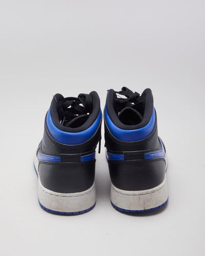 Jordan 1 Mid Royal Blue & Black Sneakers - EUR 40