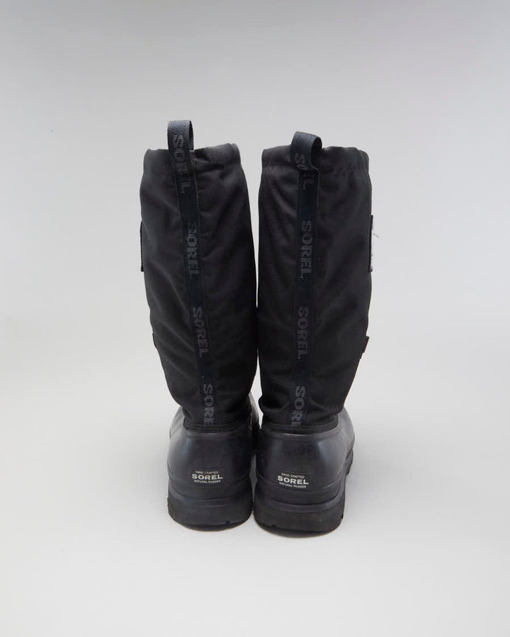 Sorel Winter Boots Sorel Mens Black Boots Mens Black Rubber Soled