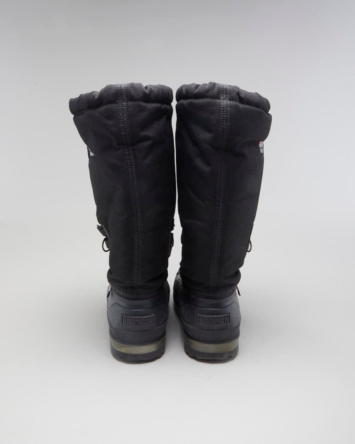 Botas De Nieve Para Mujer JSWEI - Impermeables, Forro Térmico, Suela Antideslizante, Talla 41 EU, Color Negro