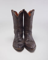 Vintage Brown Cowboy Boots - UK8