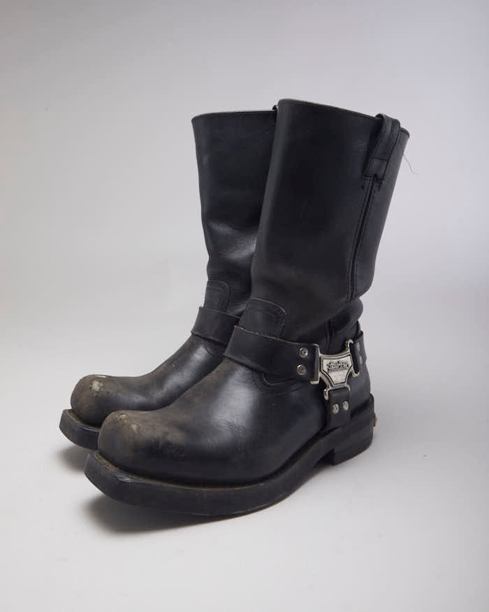 Vintage Harley Davidson Biker Boots - UK9.5