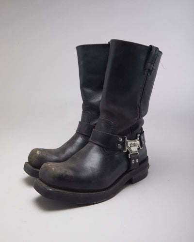 Vintage Harley Davidson Biker Boots - UK9.5