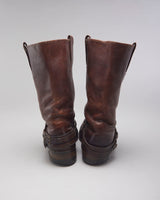 Vintage Frye Brown Biker Boots - UK9