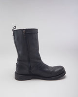 Vintage Harley Davidson Biker Boots - UK9