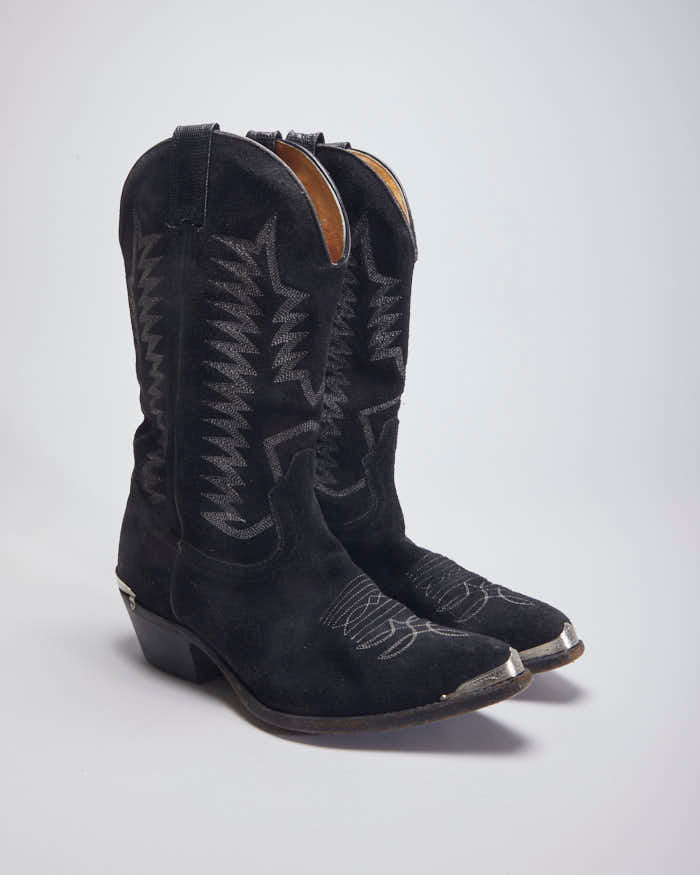 Boulet Black Cowboy Boots - UK9.5