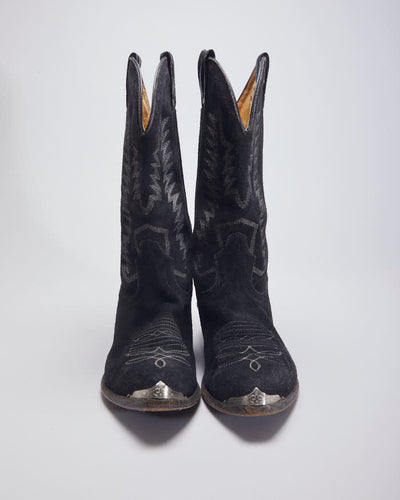Boulet Black Cowboy Boots - UK9.5