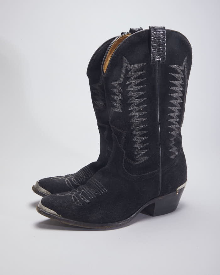 Boulet Black Cowboy Boots - UK9.5