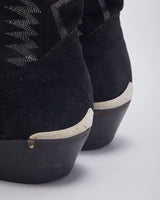 Boulet Black Cowboy Boots - UK9.5