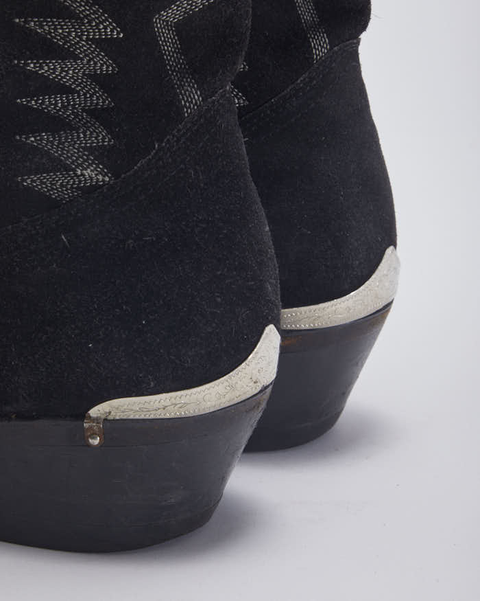 Boulet Black Cowboy Boots - UK9.5