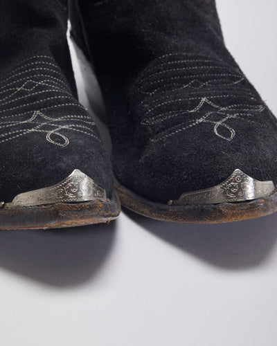 Boulet Black Cowboy Boots - UK9.5