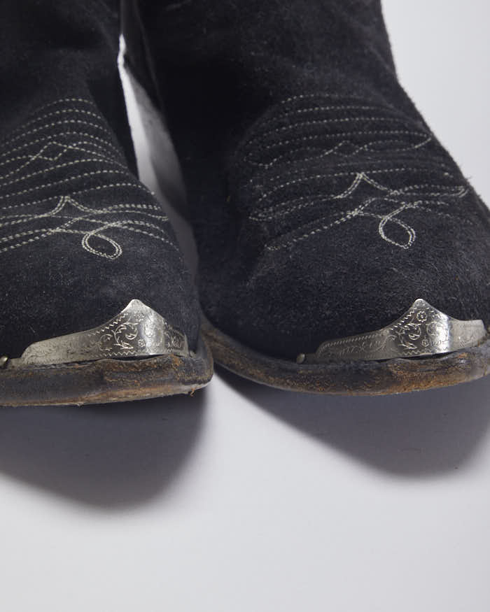 Boulet Black Cowboy Boots - UK9.5