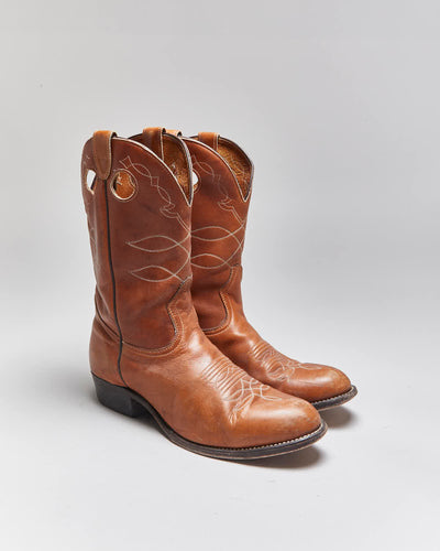 Vintage Boulet Cowboy Boots - UK9