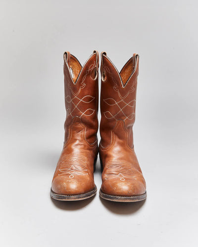Vintage Boulet Cowboy Boots - UK9