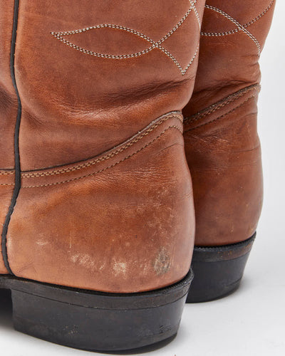 Vintage Boulet Cowboy Boots - UK9