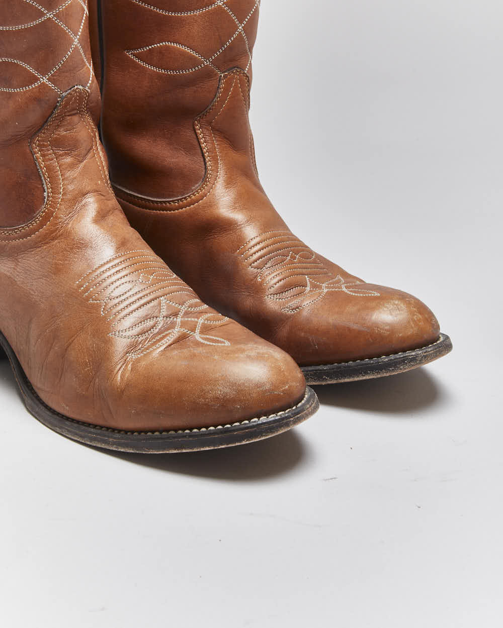Vintage Boulet Cowboy Boots - UK9