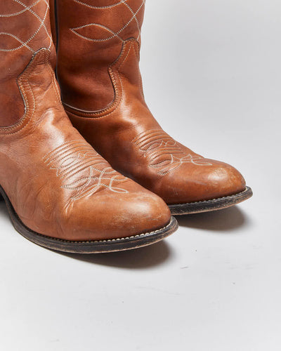 Vintage Boulet Cowboy Boots - UK9