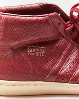 Vintage 00s Adidas Pro Model Burgundy High Tops - UK11.5