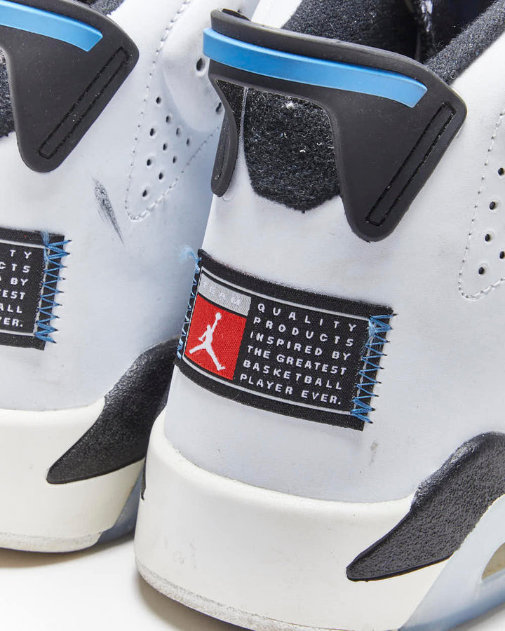 Nike Air Jordan 6 Retro Unc University Trainers - UK8.5