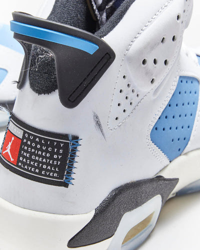 Nike Air Jordan 6 Retro Unc University Trainers - UK8.5
