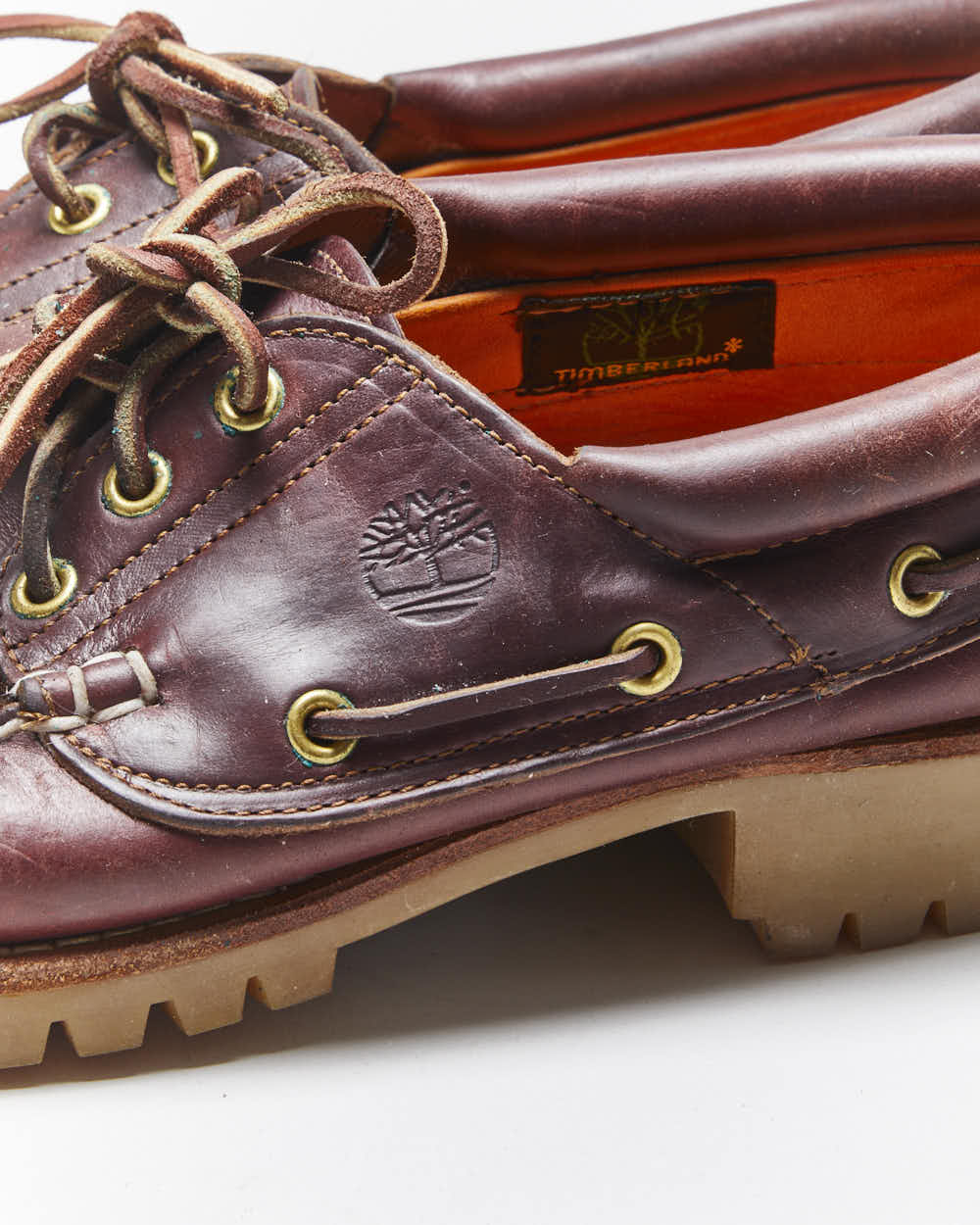 Vintage Timberland Leather Boat Shoes - UK10