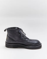 Vintage Armani Exchange Leather Lace-up Boots - UK6