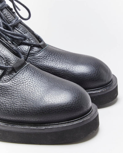 Vintage Armani Exchange Leather Lace-up Boots - UK6