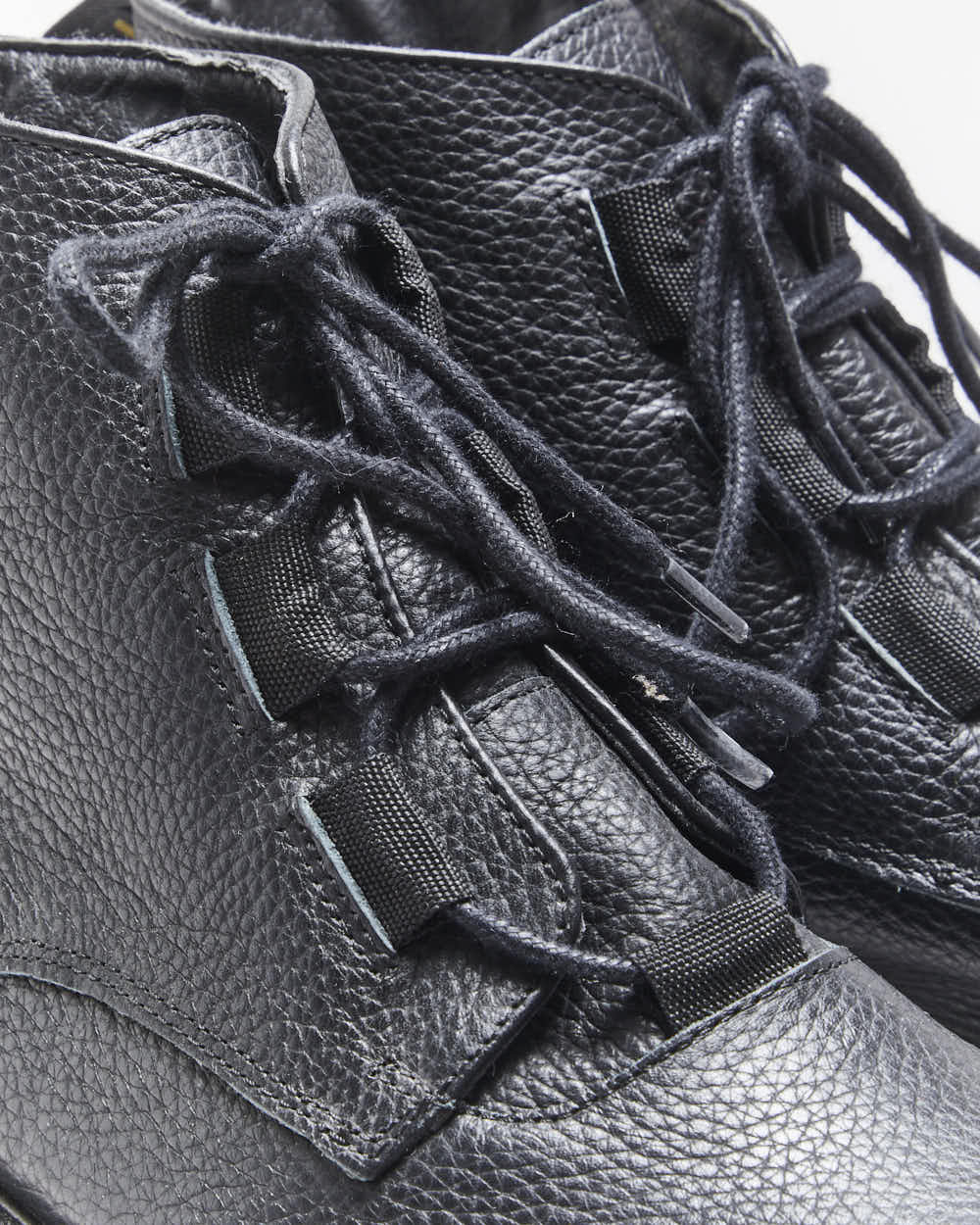 Vintage Armani Exchange Leather Lace-up Boots - UK6