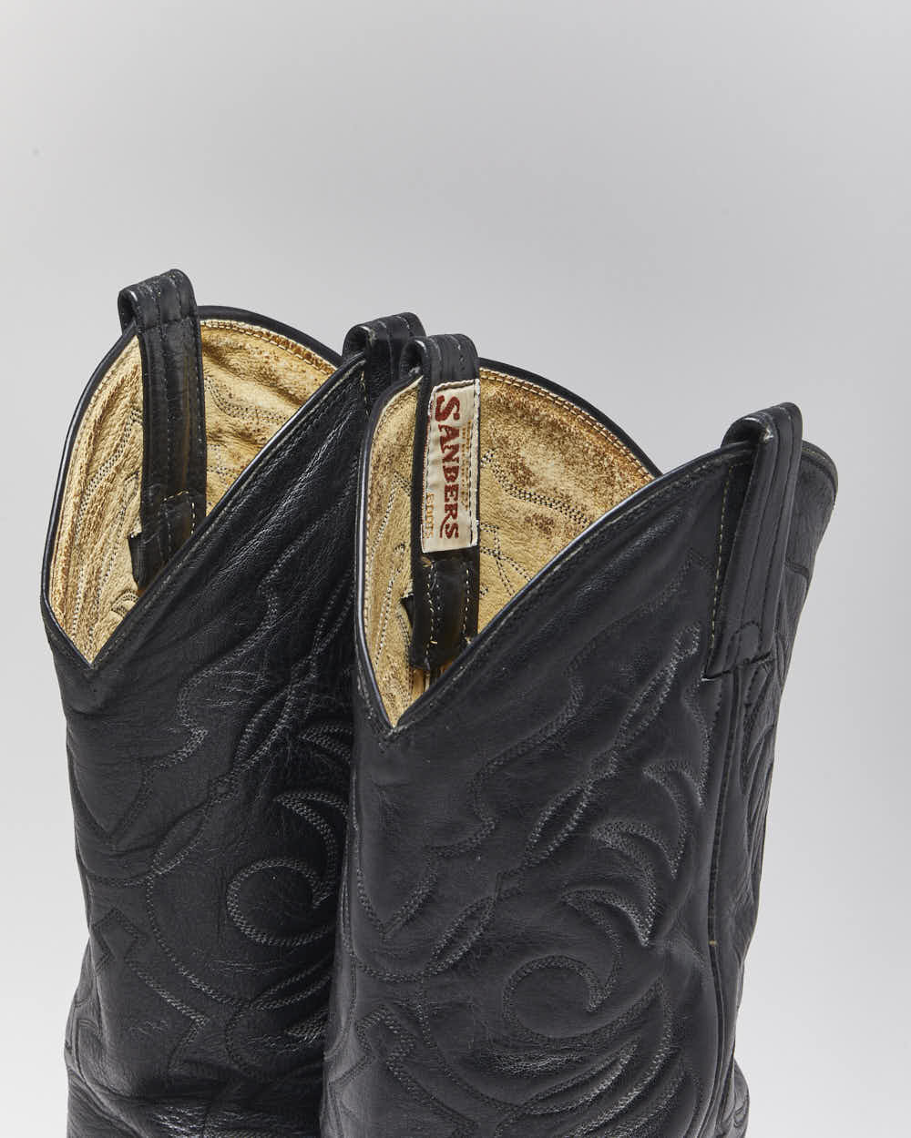 Vintage Sanders Cowboy Boots - UK8