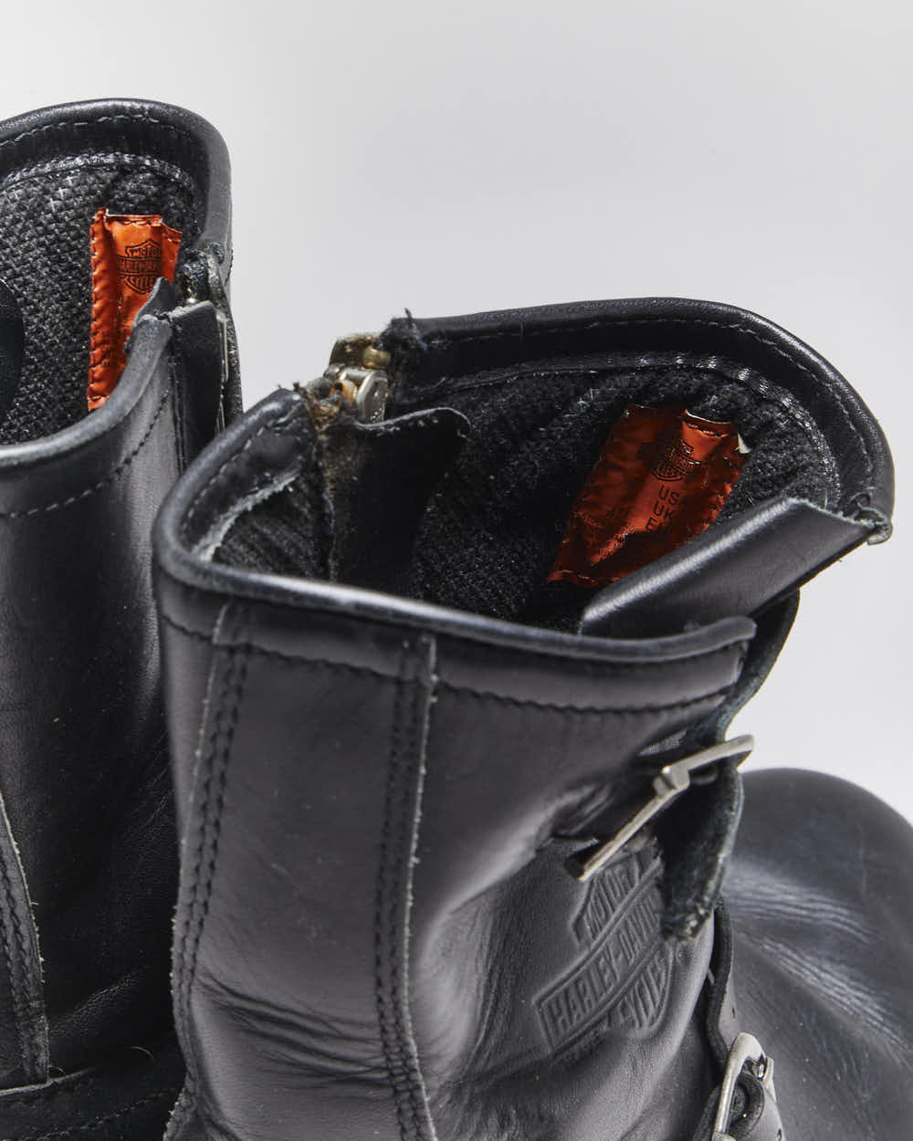 Vintage Harley Davidson Biker Boots - UK8.5