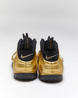2017 Nike Air Foamposite Pro Metallic Gold High Top Trainers - uk8.5
