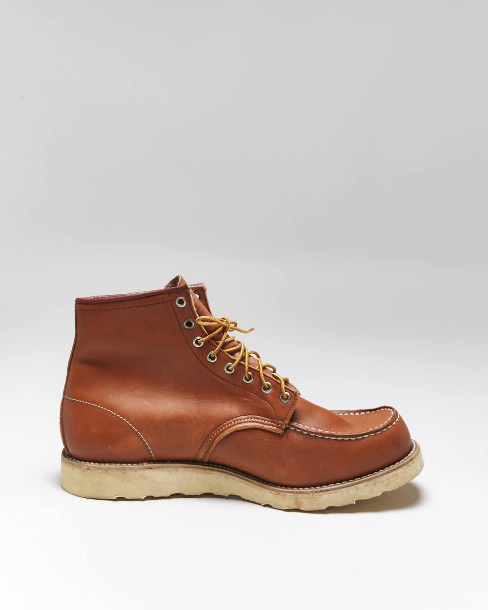Dead Stock Vintage 1990s Red Wing Irish Setter Heritage Classic 6 Inch Moc Toe Leather Boots - UK13