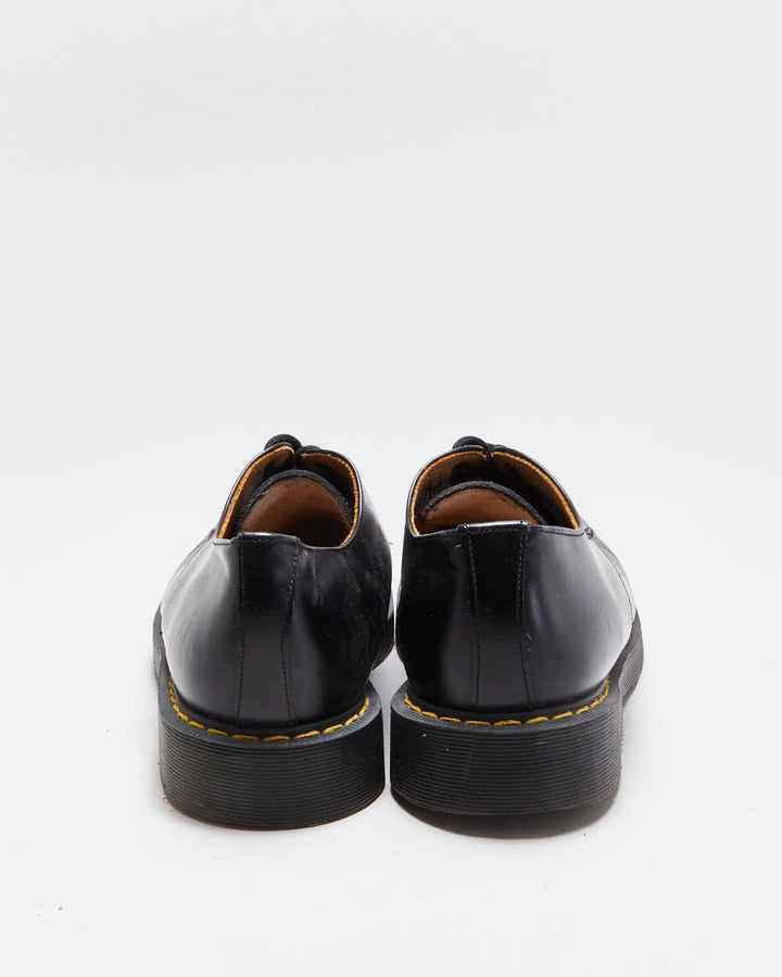 Vintage 1990s Black Solovair Made In England Leather Gibson Shoes - UK 8