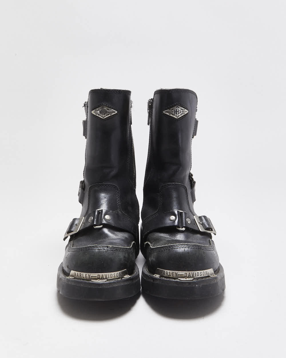 Vintage Harley Davidson Fury Biker Boots - UK7.5