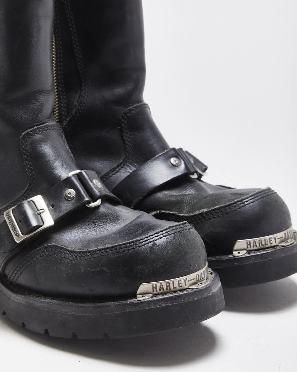 Vintage Harley Davidson Fury Biker Boots - UK7.5