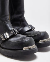 Vintage Harley Davidson Fury Biker Boots - UK7.5