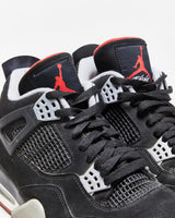 2018 Nike Air Jordan Retro 4 OG Mid Bred Black Fire Red Cement Trainers - UK 9