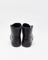 Saint Laurent Leather Studded High Top Trainers - UK9
