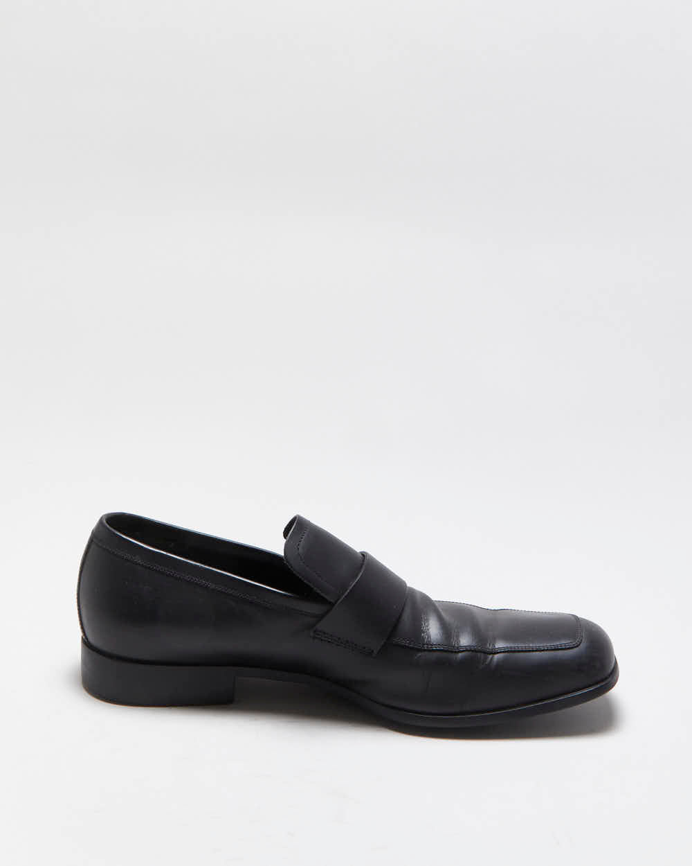 Vintage Y2K 00s Gucci Tom Ford Matte Leather Penny Loafers - UK9.5