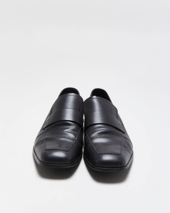 Vintage Y2K 00s Gucci Tom Ford Matte Leather Penny Loafers - UK9.5