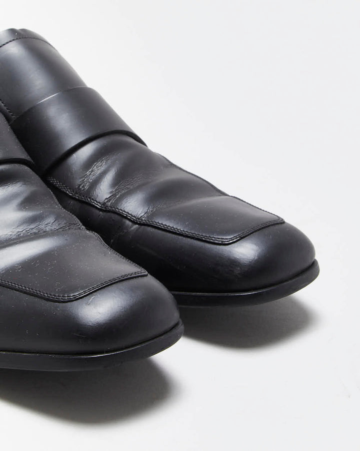 Vintage Y2K 00s Gucci Tom Ford Matte Leather Penny Loafers - UK9.5