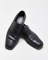 Vintage Y2K 00s Gucci Tom Ford Matte Leather Penny Loafers - UK9.5