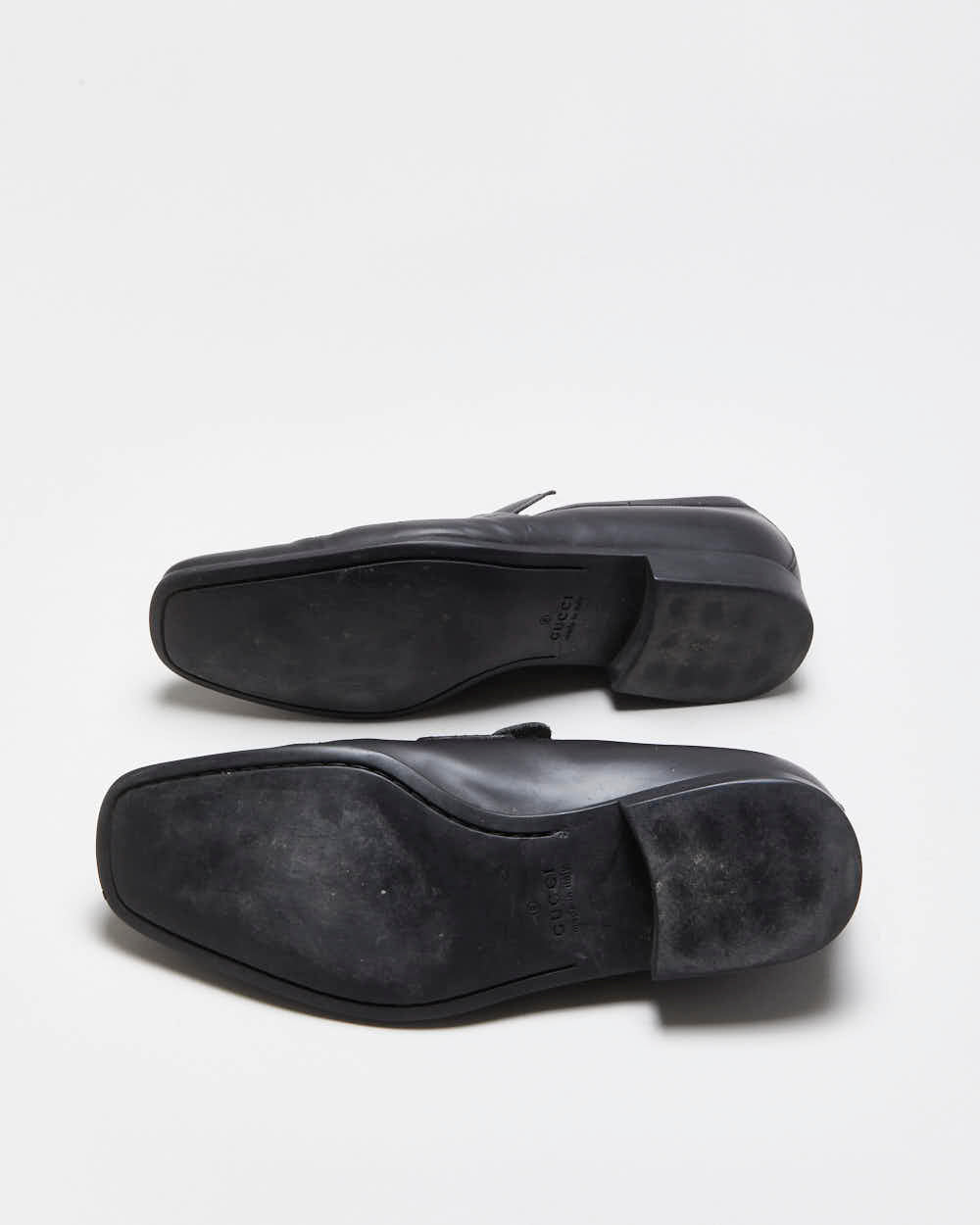 Vintage Y2K 00s Gucci Tom Ford Matte Leather Penny Loafers - UK9.5