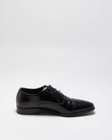 Versace Collection Patent Leather Wing Tip Oxford Brogues - UK8