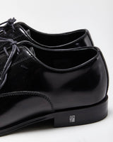 Versace Collection Patent Leather Wing Tip Oxford Brogues - UK8