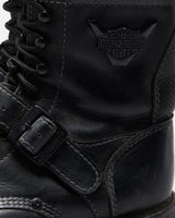 Vintage Harley Davidson Thinsulate SA Leather Steel Toe Cap Biker Boots - UK 8.5